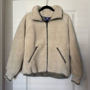 Cozy Cream Zip-Up Jacket